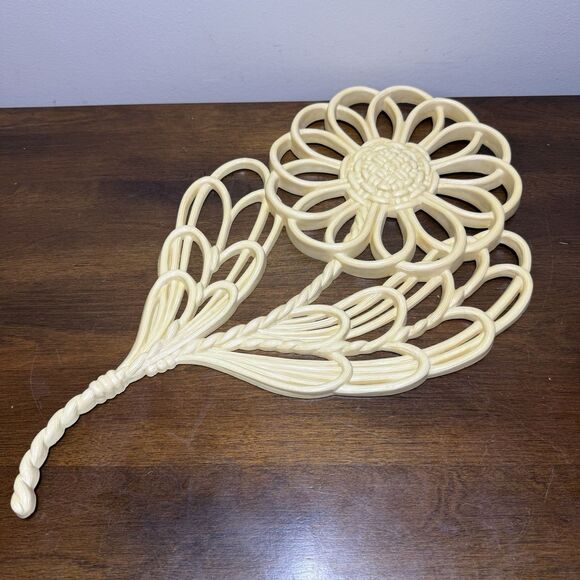 Other - Vintage 1970s Burwood Products MCM Flower Wall Hanger BOHO Cottage Whimsy